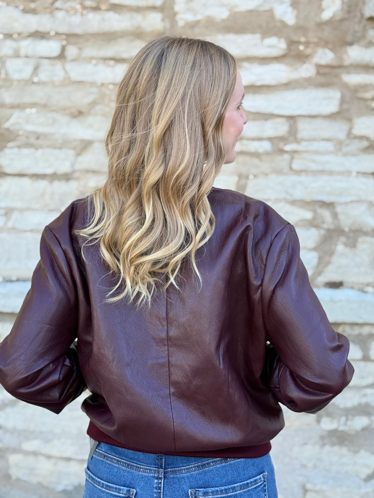 Steph Bomber Jacket Bordeaux