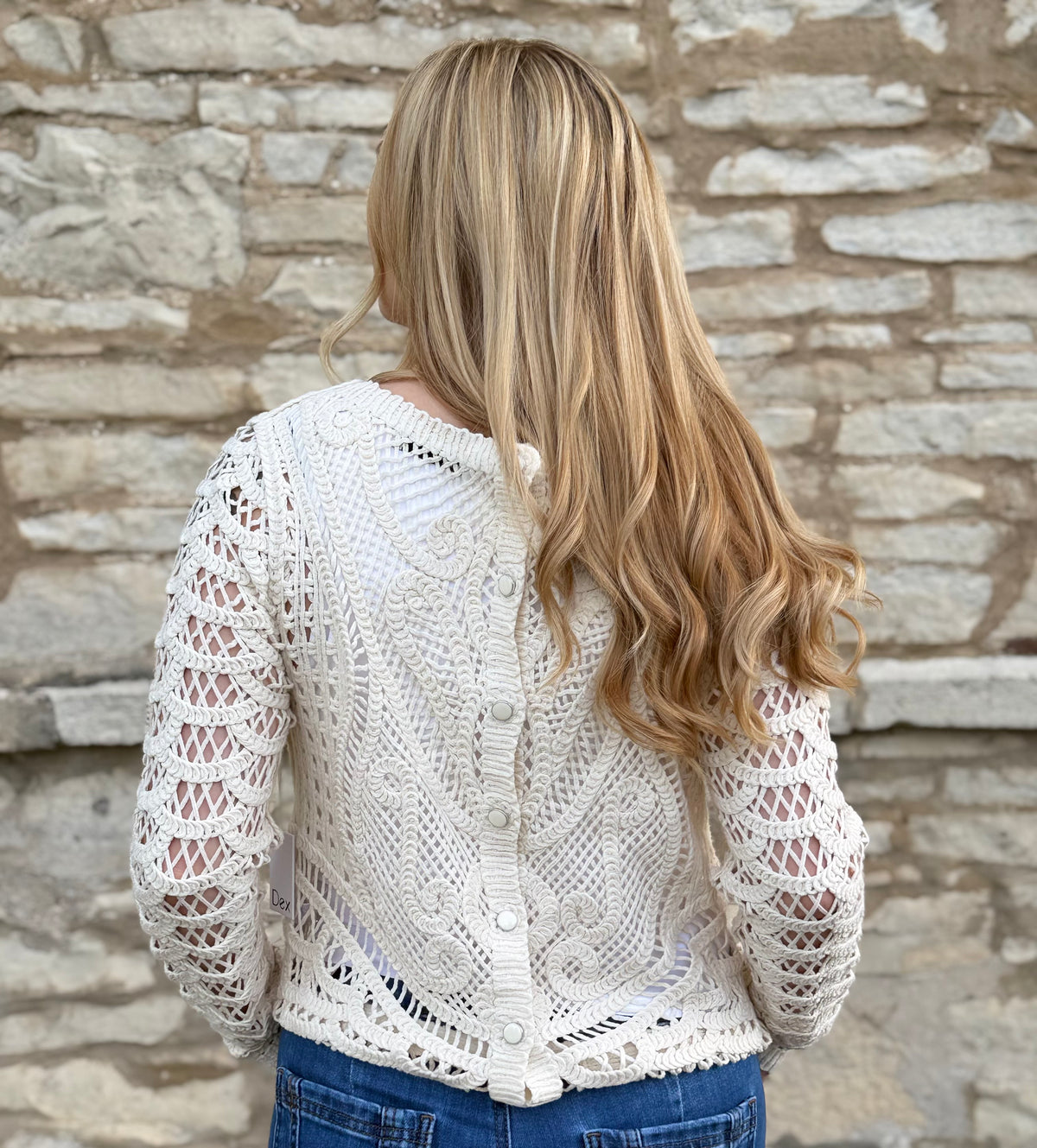 Button Up Crochet Top