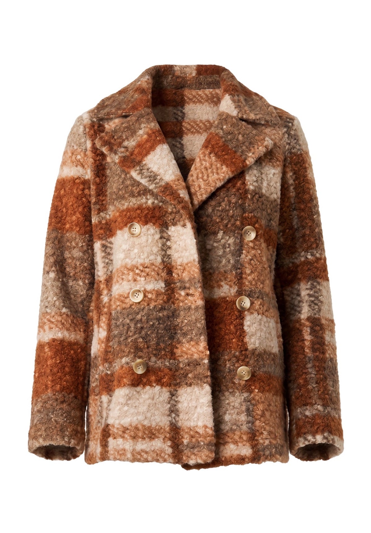 Nutmeg Double Breasted Peacoat