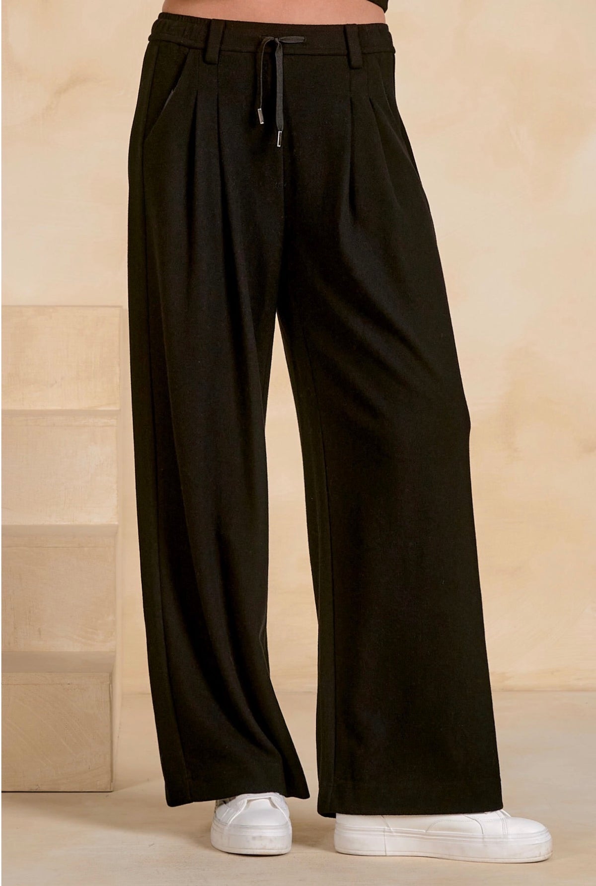 Wide Leg Pants Black