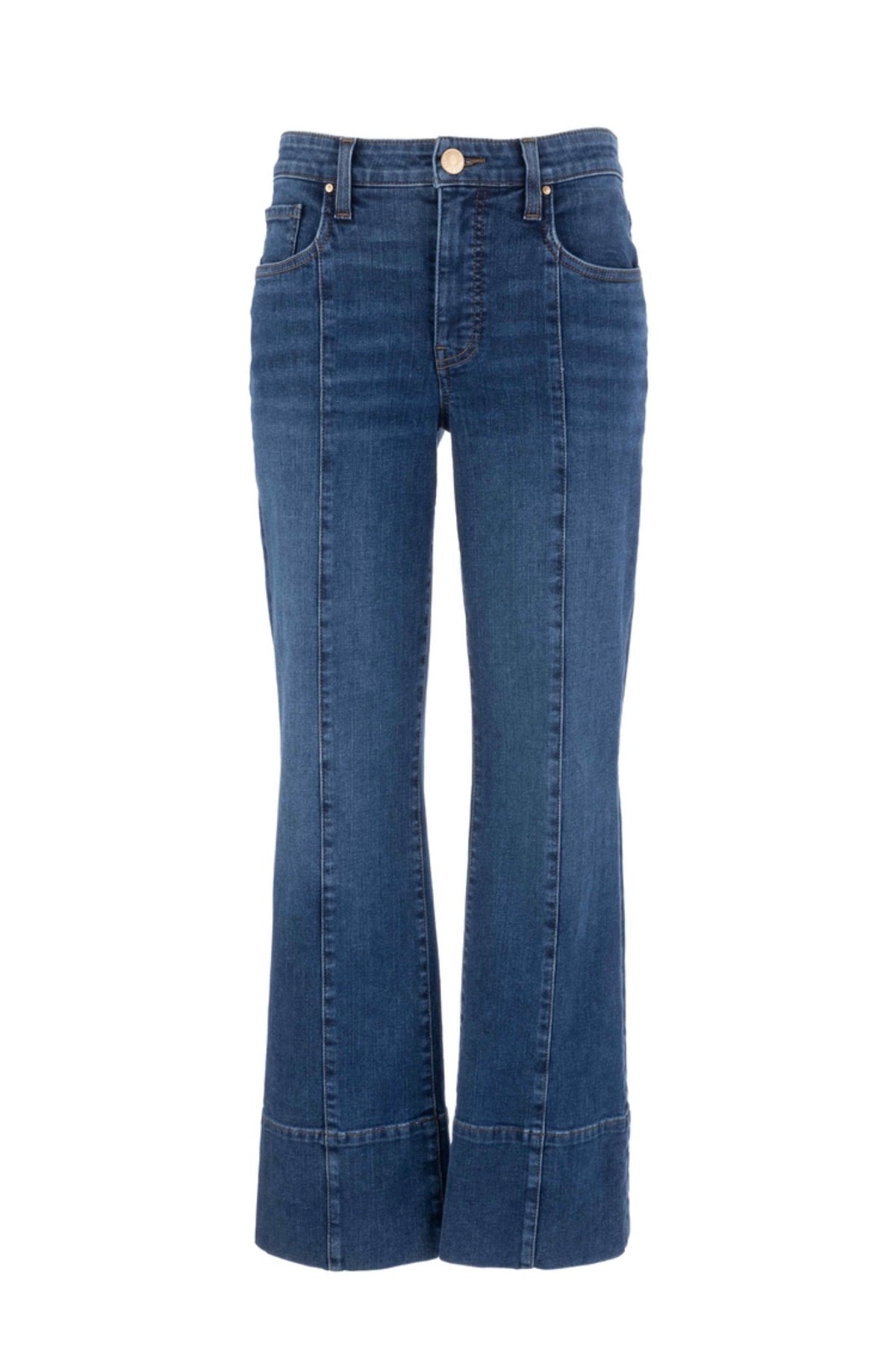 Kelsey High Rise Fab Ab Ankle Flare