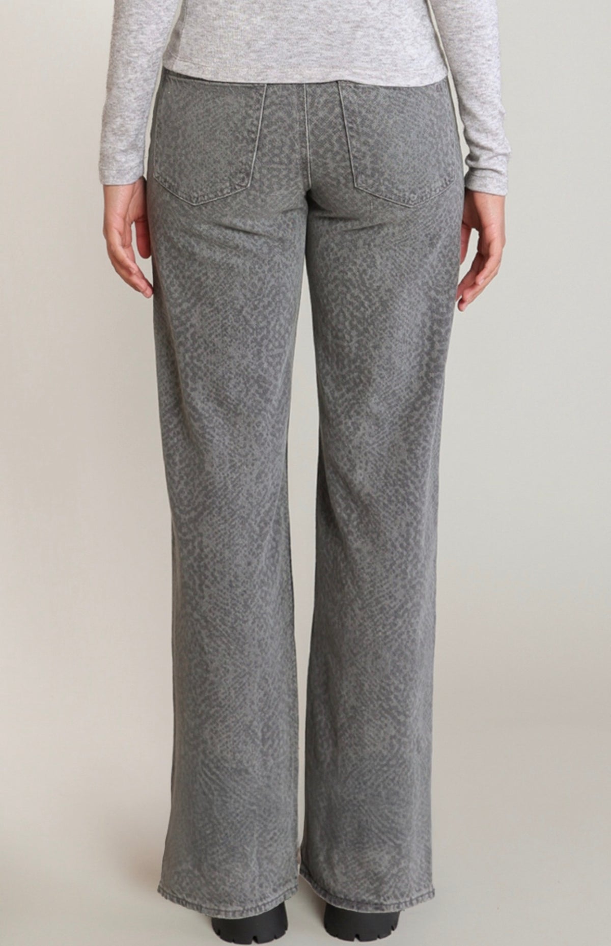 Snake Print Denim