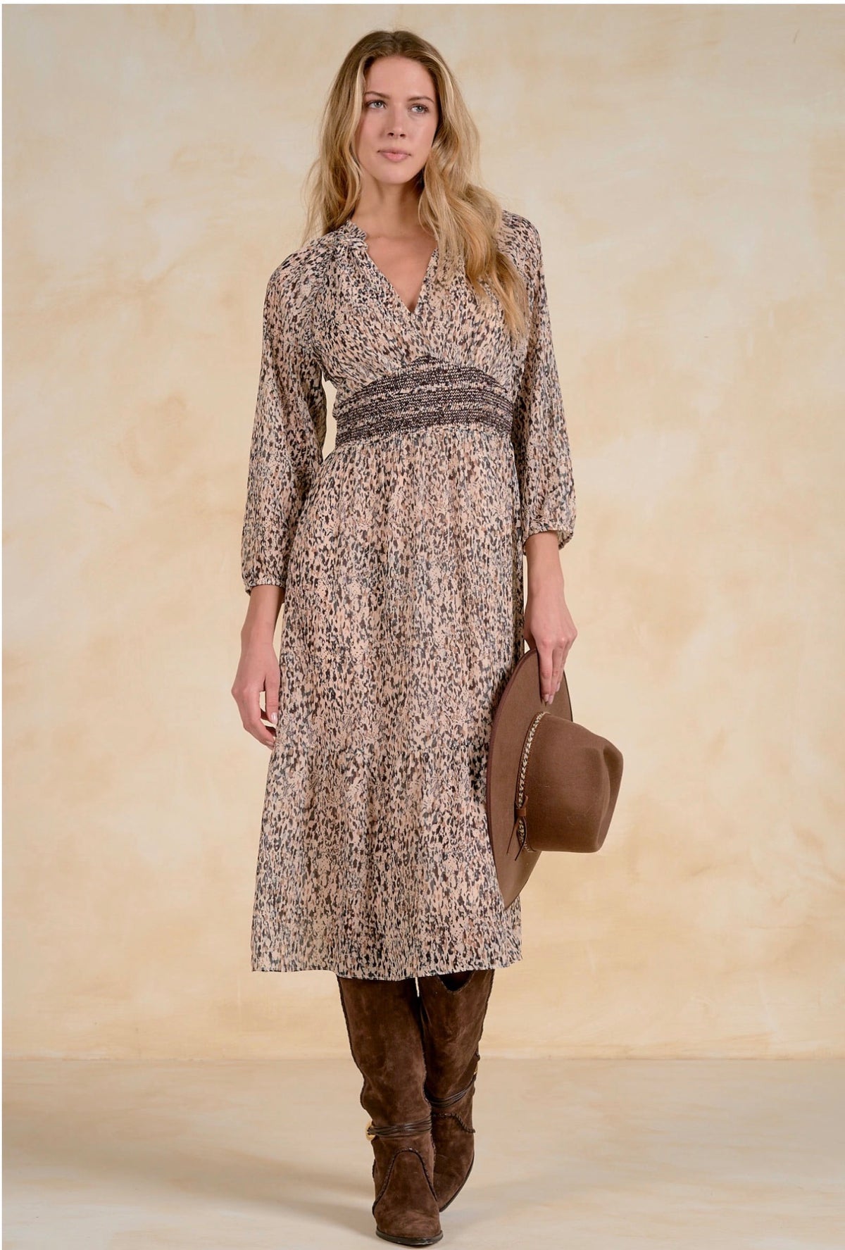 Midi Dress Lia Brown