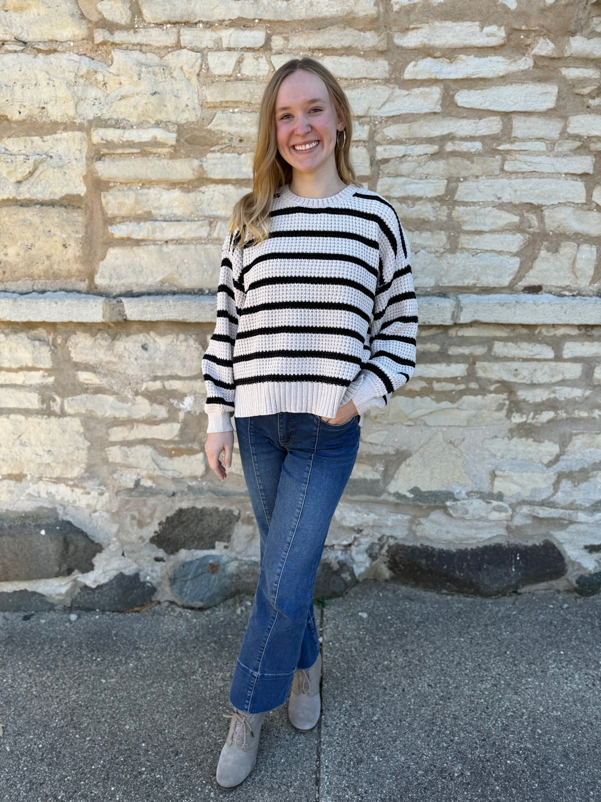 Long Sleeve Sweater Natural