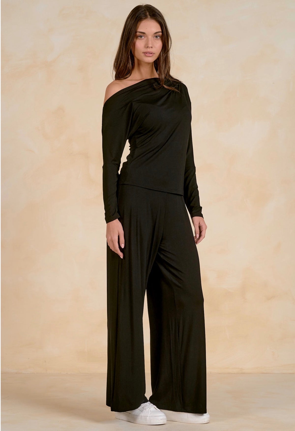 Off The Shoulder Black Top