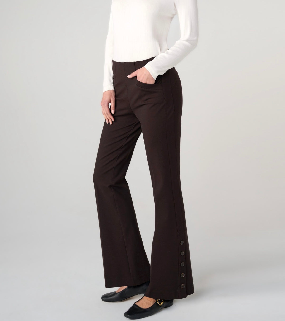 Stella Kick Flare Brown