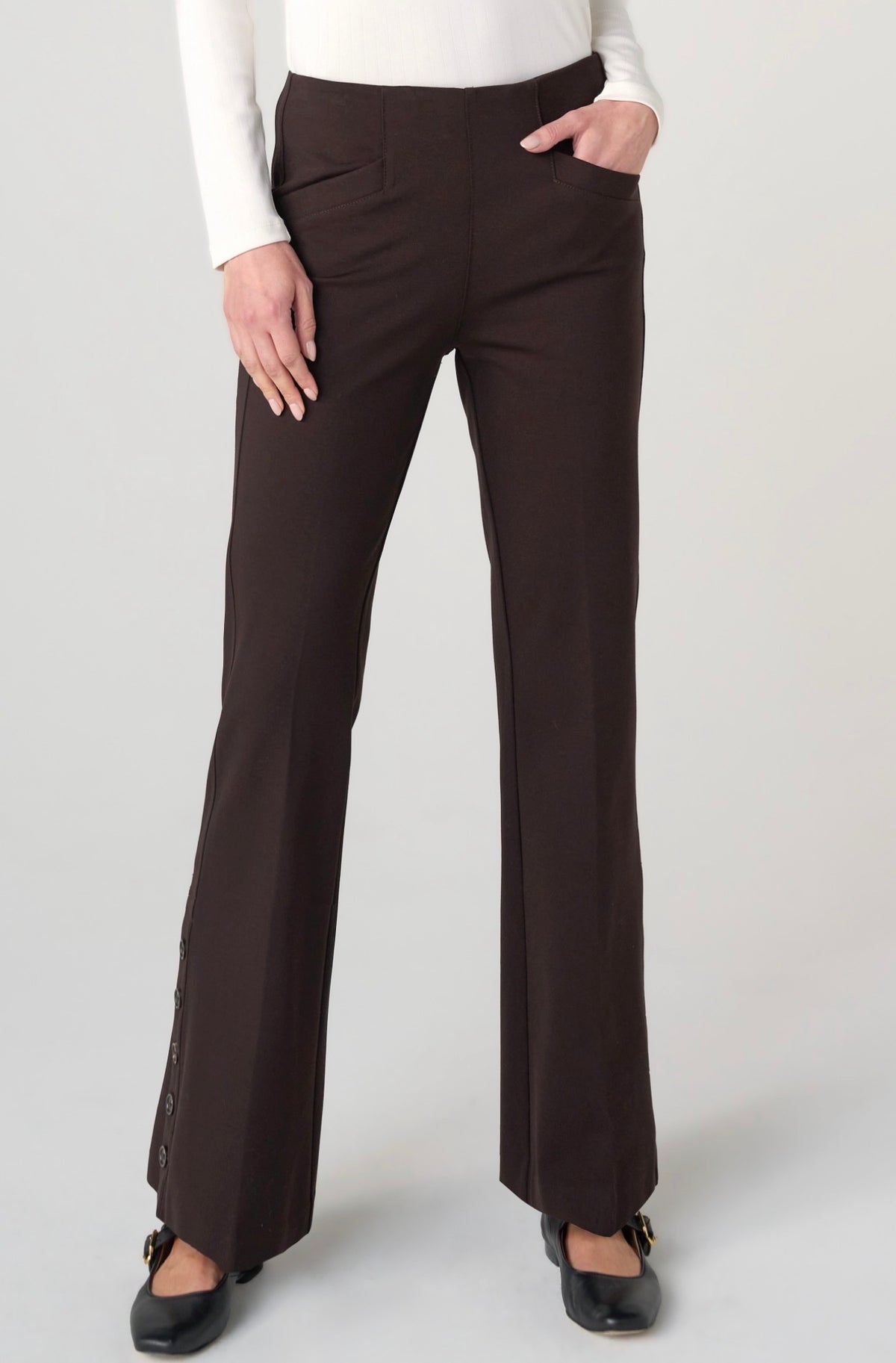 Stella Kick Flare Brown