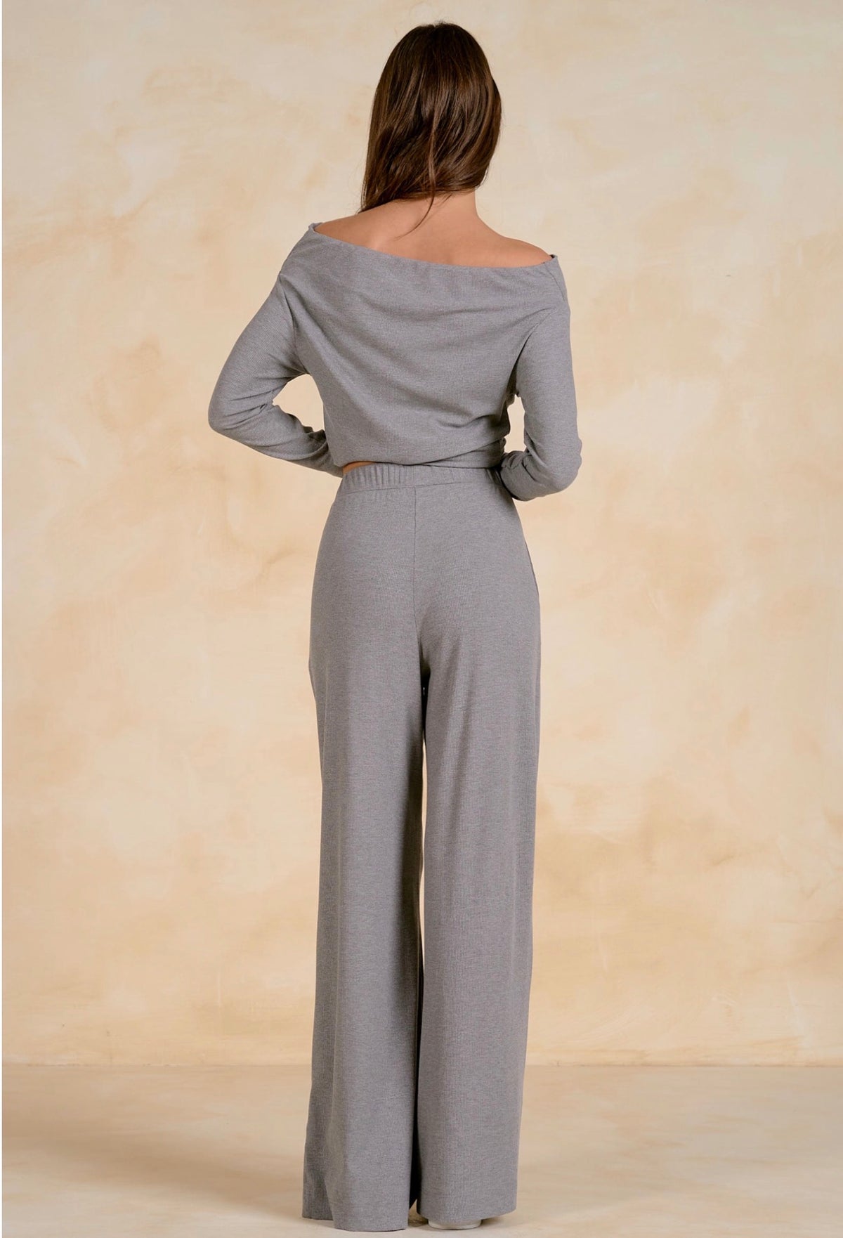 Wide Leg Pants Grey