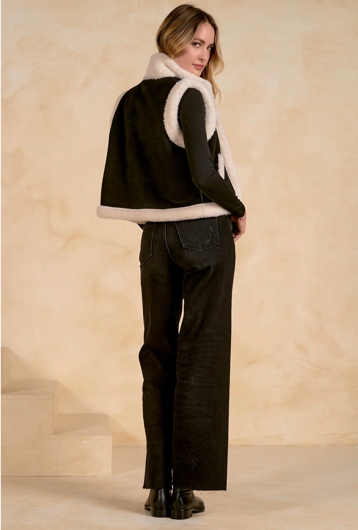 Black Wide Leg Denim