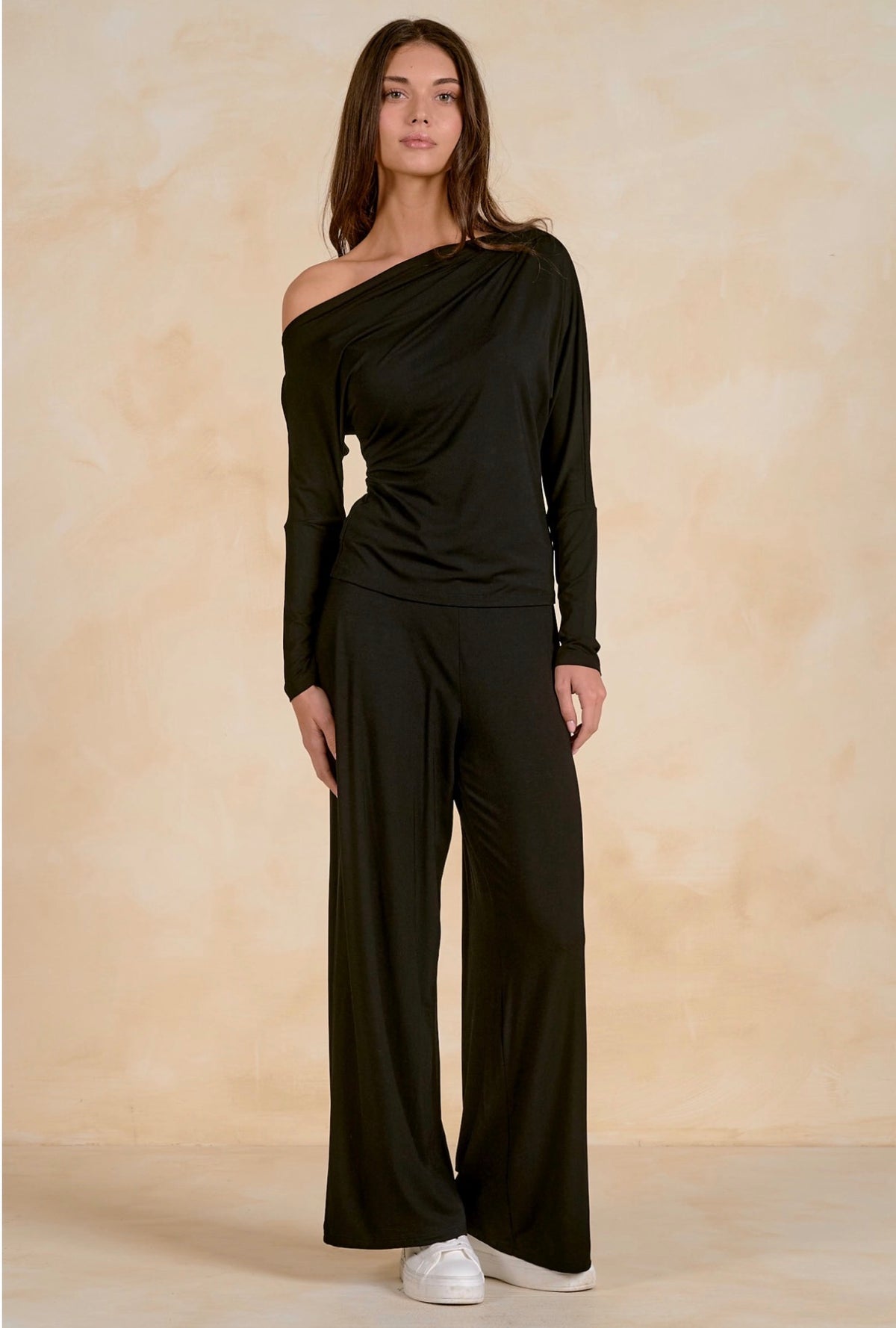 Off The Shoulder Black Top