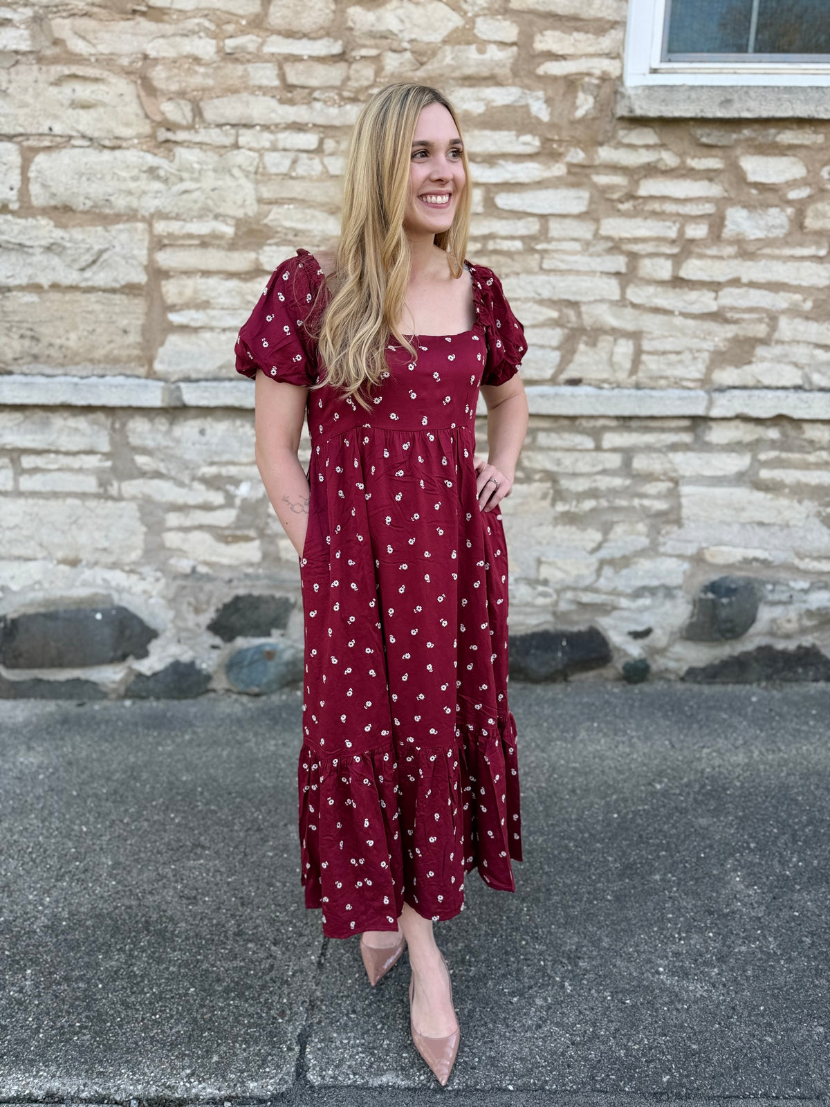 Midi Dress Garnet