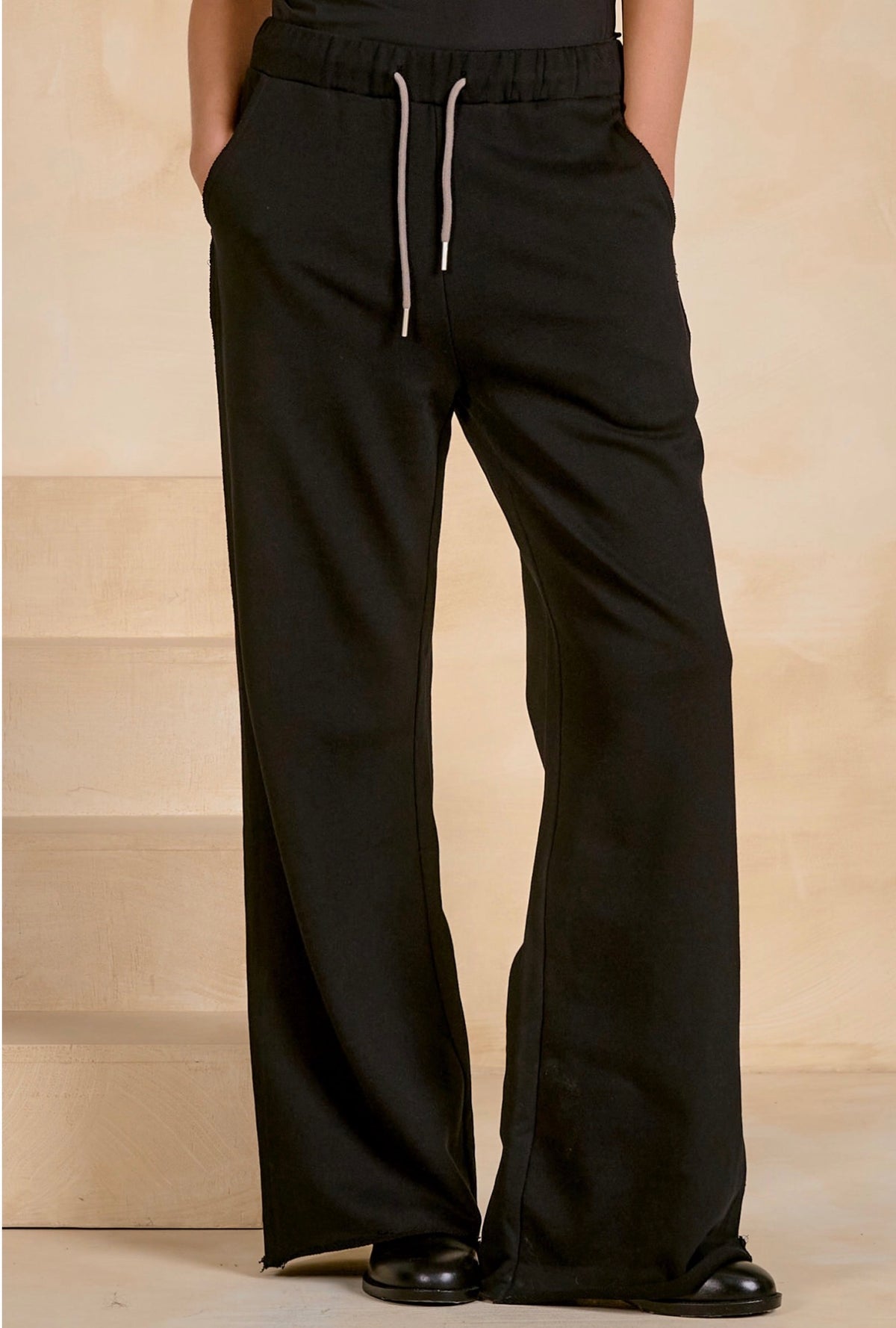 Drawstring Pants Black