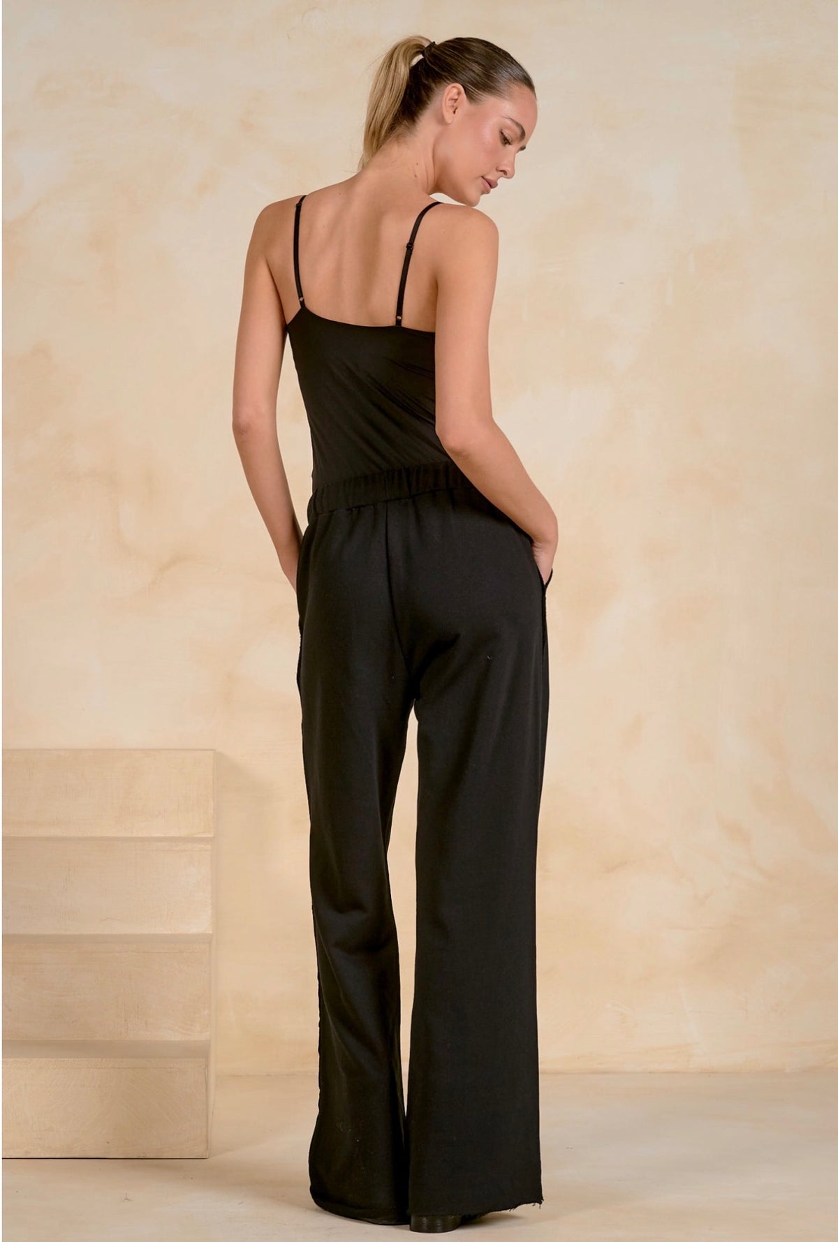 Drawstring Pants Black