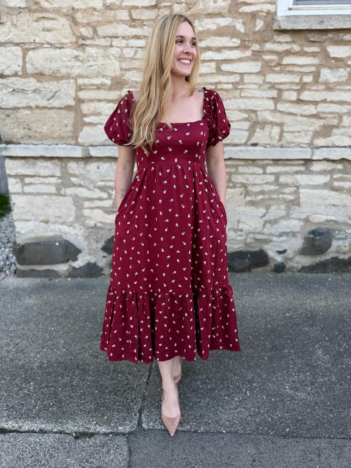 Midi Dress Garnet