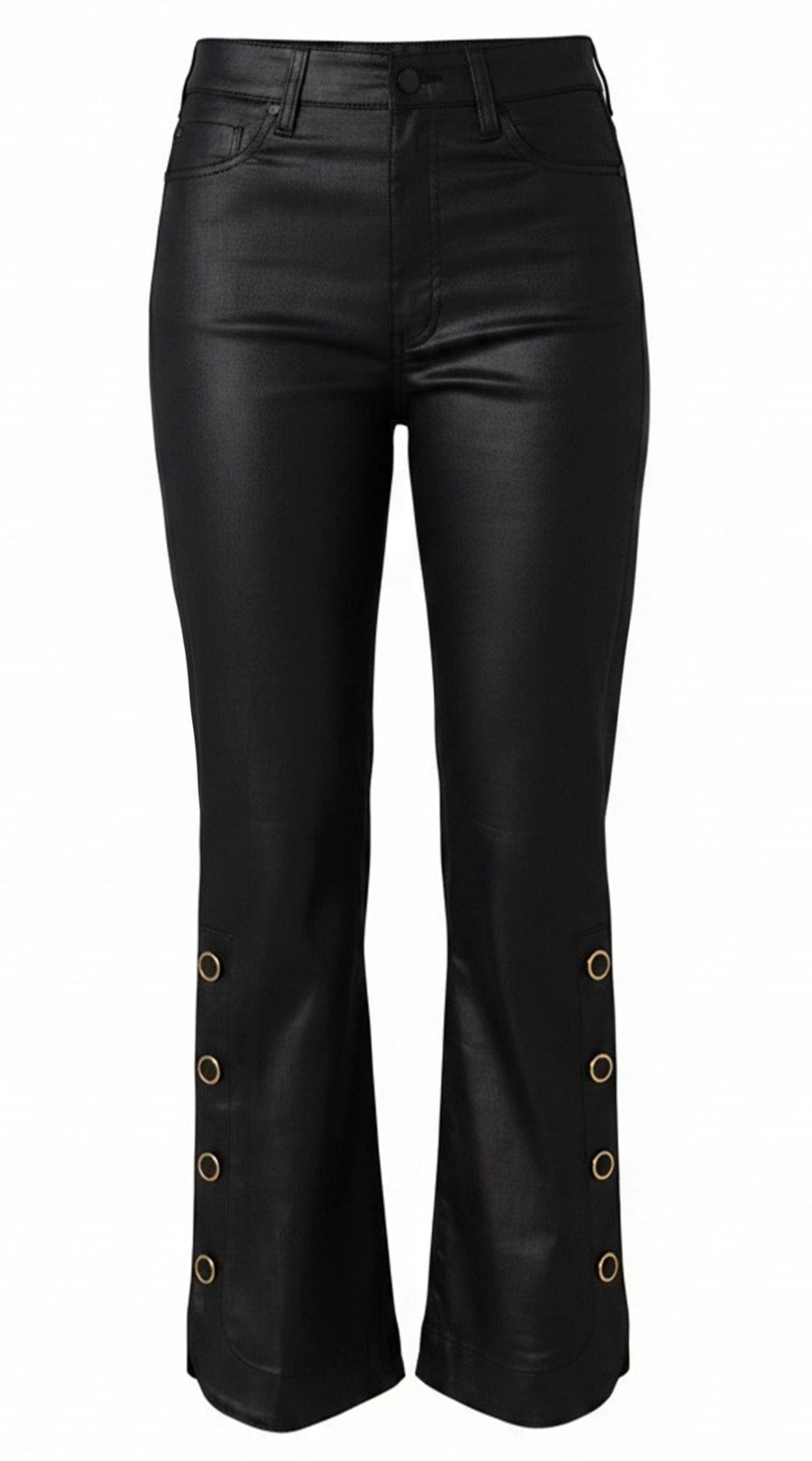 Hannah Crop Flare W/ Button Detail