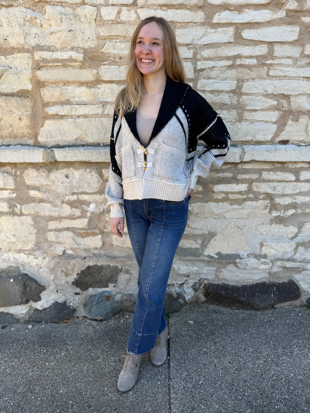 Long Sleeve Sweater Natural