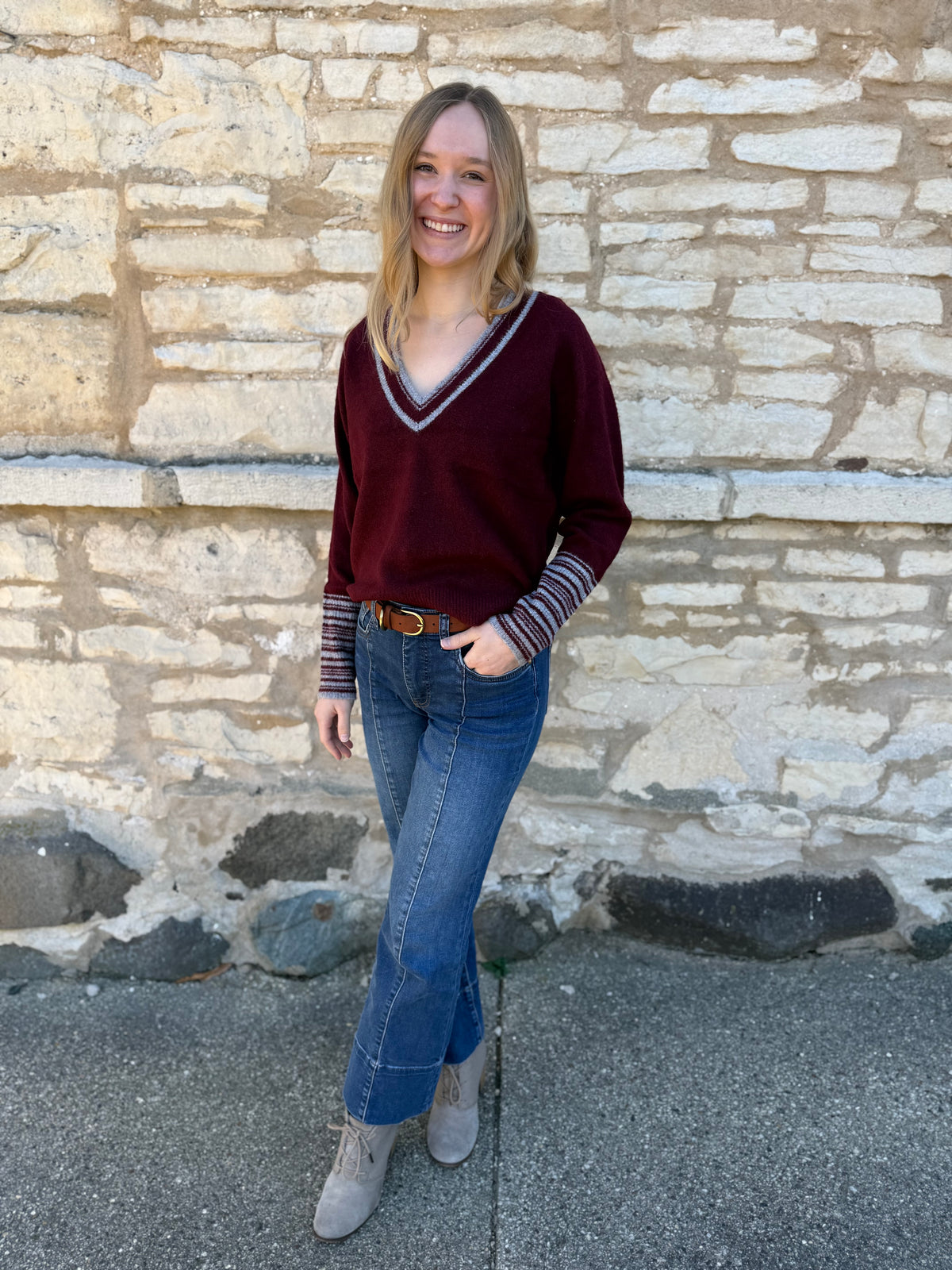 Meloe Sweater Merlot