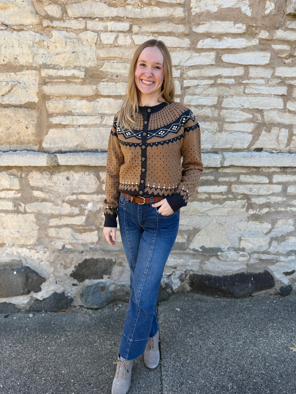 Joya Cardigan Camel