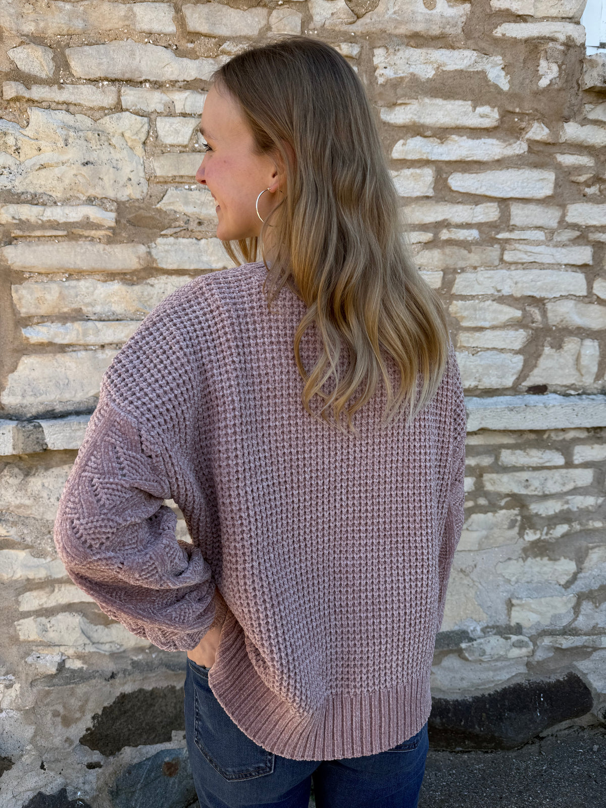 Long Sleeve Sweater Sand